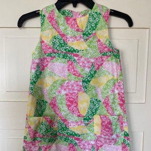 Lilly Pulitzer Girls Vintage print shift dress